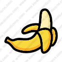 banana peeled