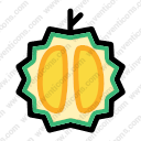 half durian