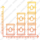 Barrel chart diagram growth industry market oil petrol tank