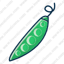 Food peas pod vegetable