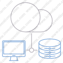 Computer server database cloud