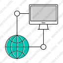Database server computer network