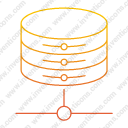 Array hosting network rack server storage system