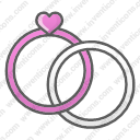Anniversary engagement heart ring rings valentine wedding