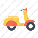 Transport Motorcycle Flat