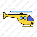 Transport Helicopter Lineal Color