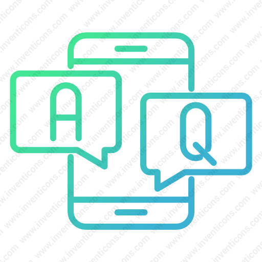 Download Download question and answer Vector Icon | Inventicons