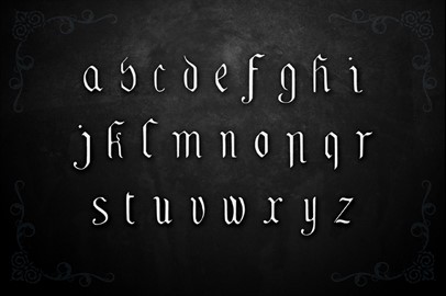 GRIFFIN, a Blackletter Typeface