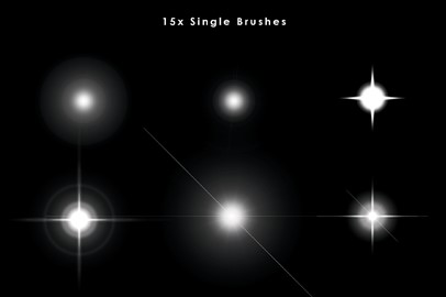 20 Star Photoshop Brushes