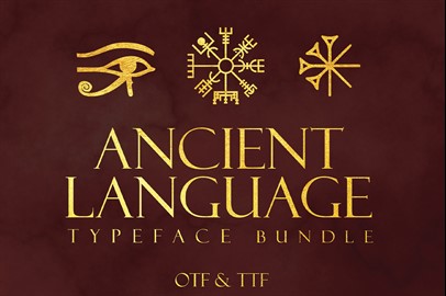 Ancient Languages Typeface Bundle