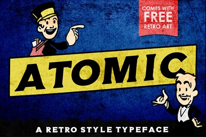 ATOMIC Typeface