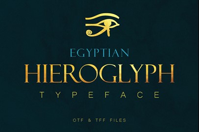 Egyptian Hieroglyph Typeface