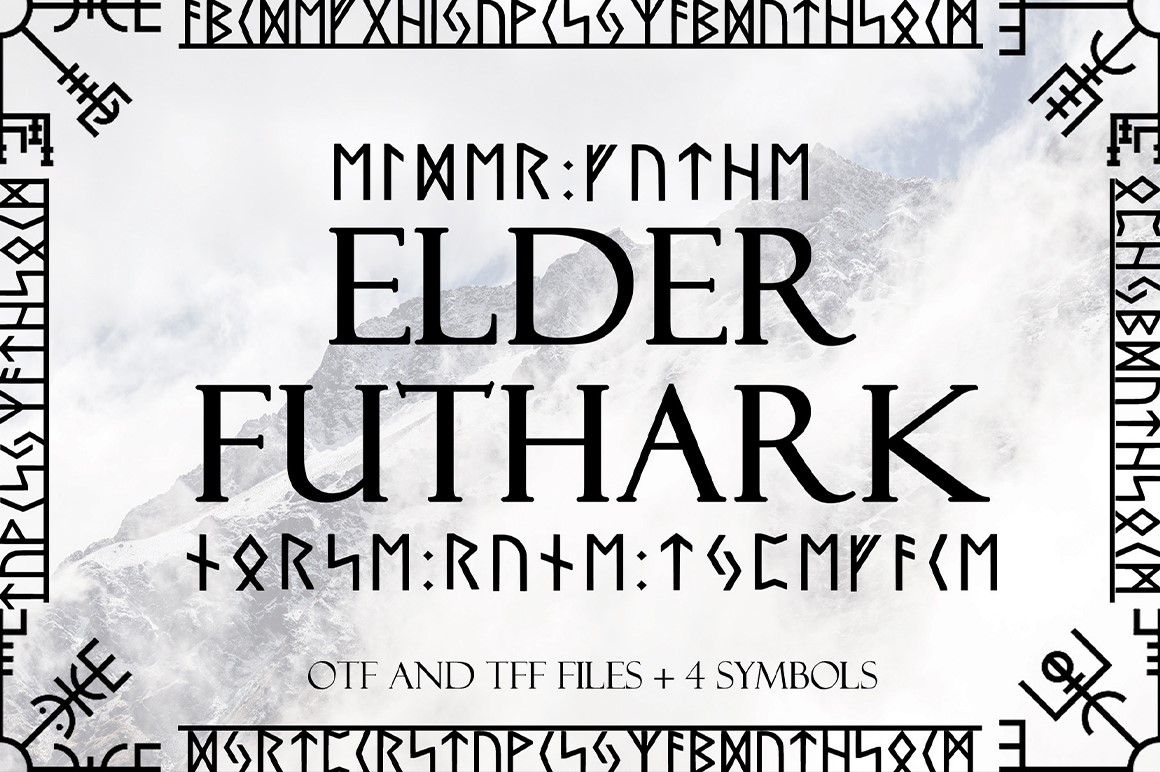 Norse Elder Futhark Typeface