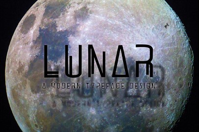 LUNAR - A Futuristic Typeface