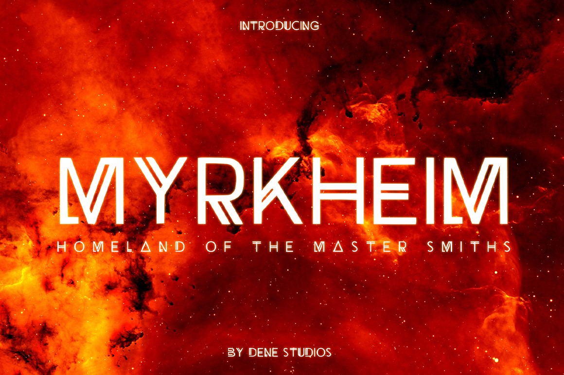 Myrkheim - A Norse Inspired Typeface