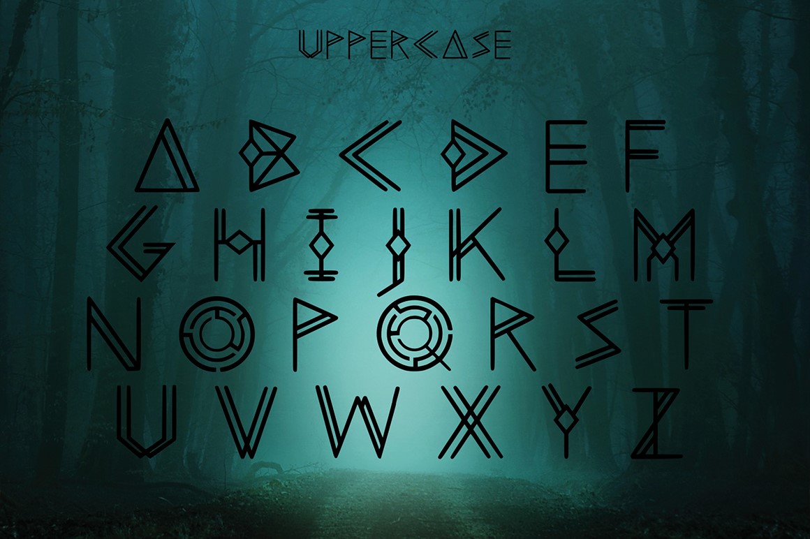 Wicca a Display Typeface Inventicons