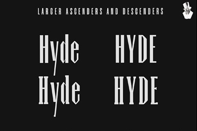 Dr.Jekyll & Mr.Hyde Typeface Duo