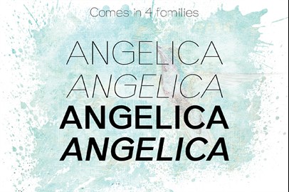 ANGELICA Typeface: A Modern Sans Serif Font