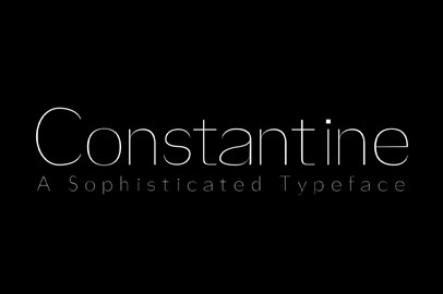 Constantine Typeface: A Modern Sans Serif Font