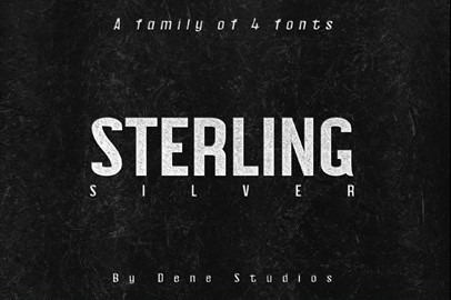 STERLING Typeface: A Powerful Sans Serif