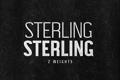 STERLING Typeface: A Powerful Sans Serif