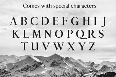 ALISTAIR Typeface - a Serif Font