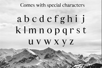 ALISTAIR Typeface - a Serif Font