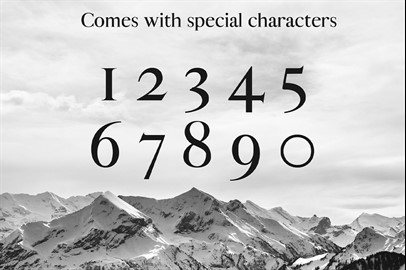 ALISTAIR Typeface - a Serif Font