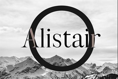 ALISTAIR Typeface - a Serif Font