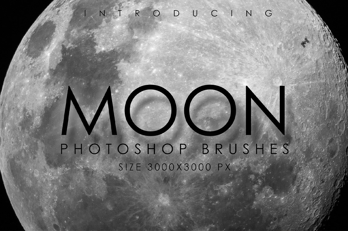 32 Planetary Moon Brushes