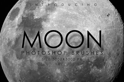 32 Planetary Moon Brushes