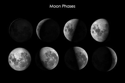 32 Planetary Moon Brushes