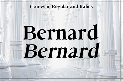 BERNARD: A Classic Typeface