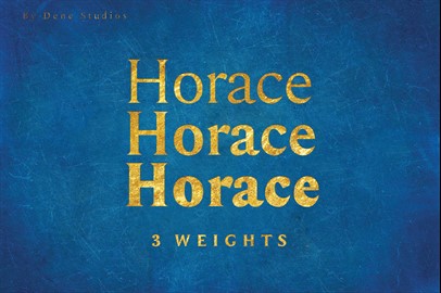 HORACE typeface