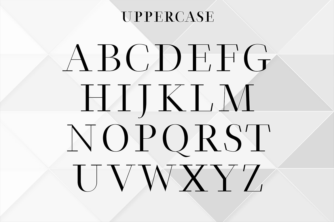 RUNWAY - a Fashion Inspired Typeface | Inventicons
