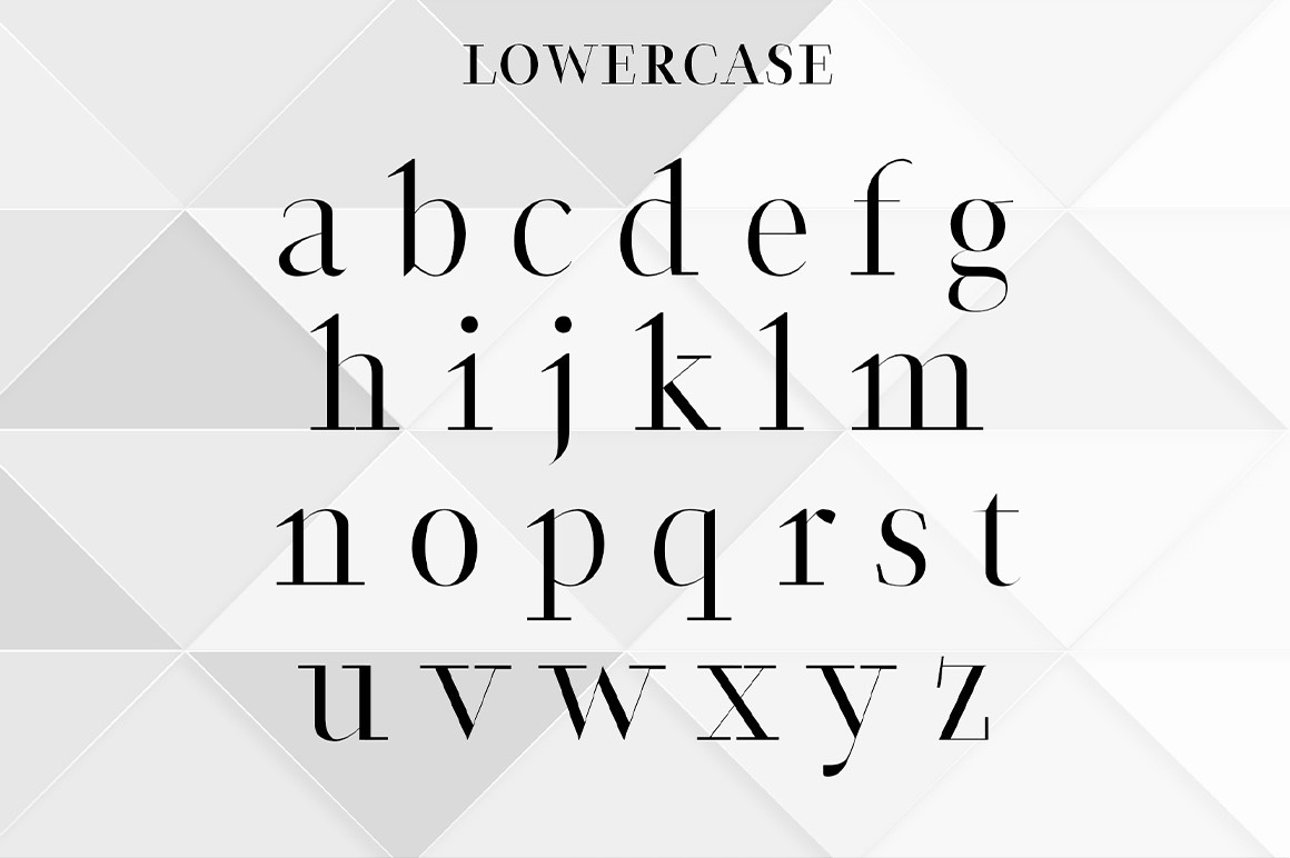 RUNWAY - a Fashion Inspired Typeface | Inventicons