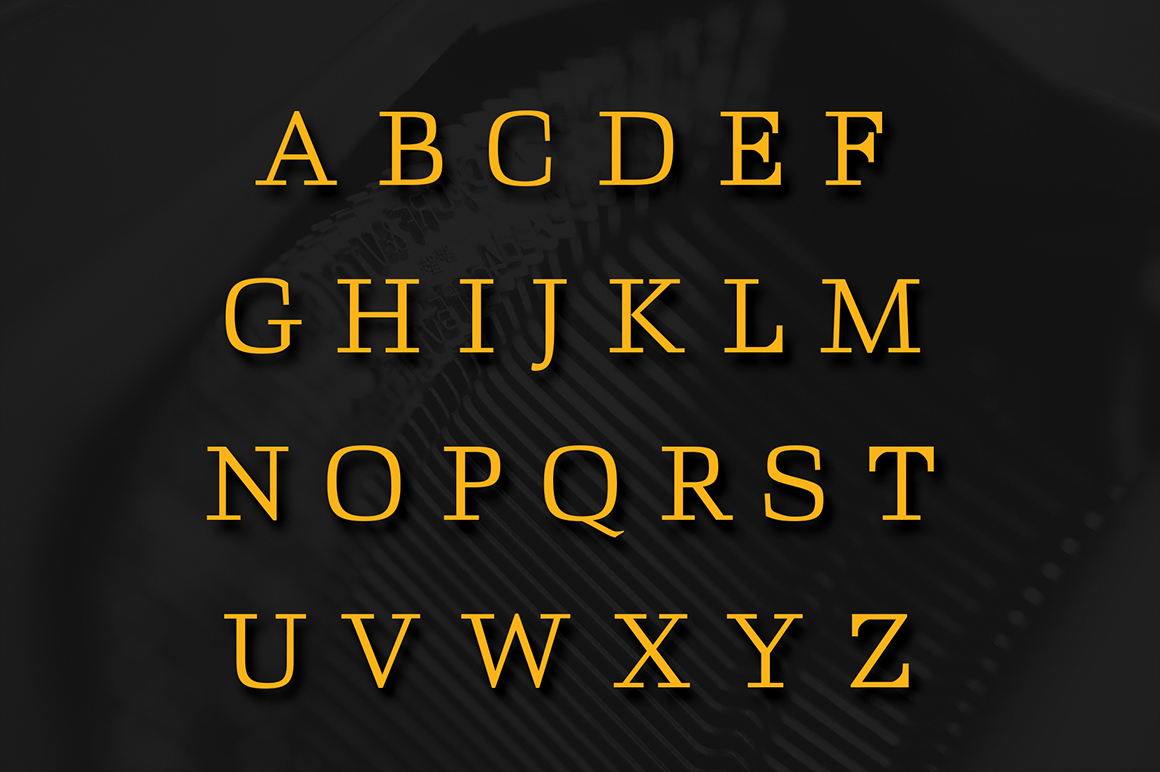 ARCHIBALD: A Classic Slab Serif Typeface