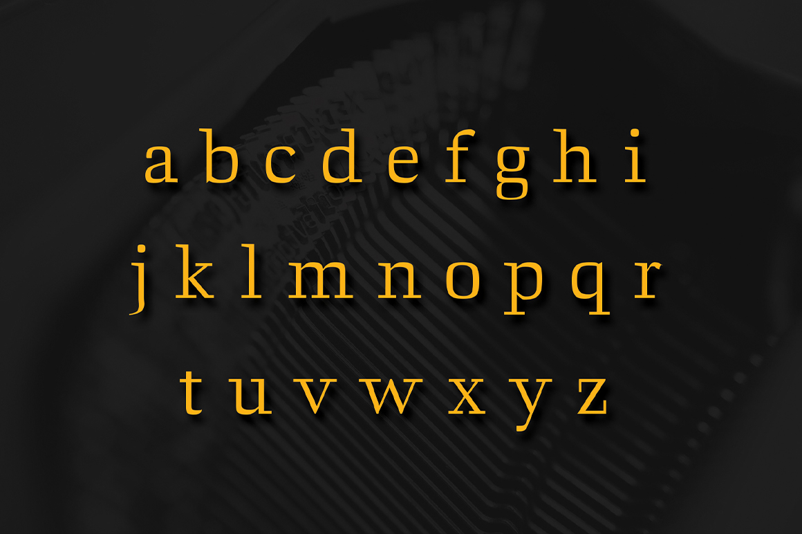 ARCHIBALD: A Classic Slab Serif Typeface