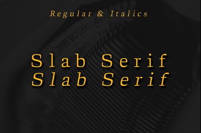 ARCHIBALD: A Classic Slab Serif Typeface 