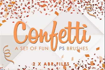 Confetti Photoshop Brushes