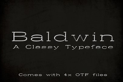 Baldwin: A Classy Typeface