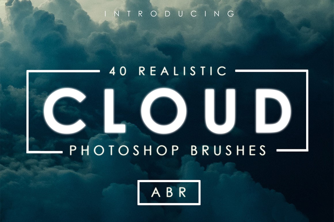 40 Cloud Brushes for Photoshop