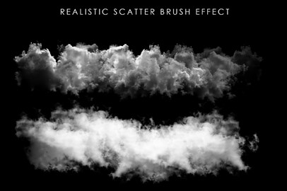 40 Cloud Brushes for Photoshop