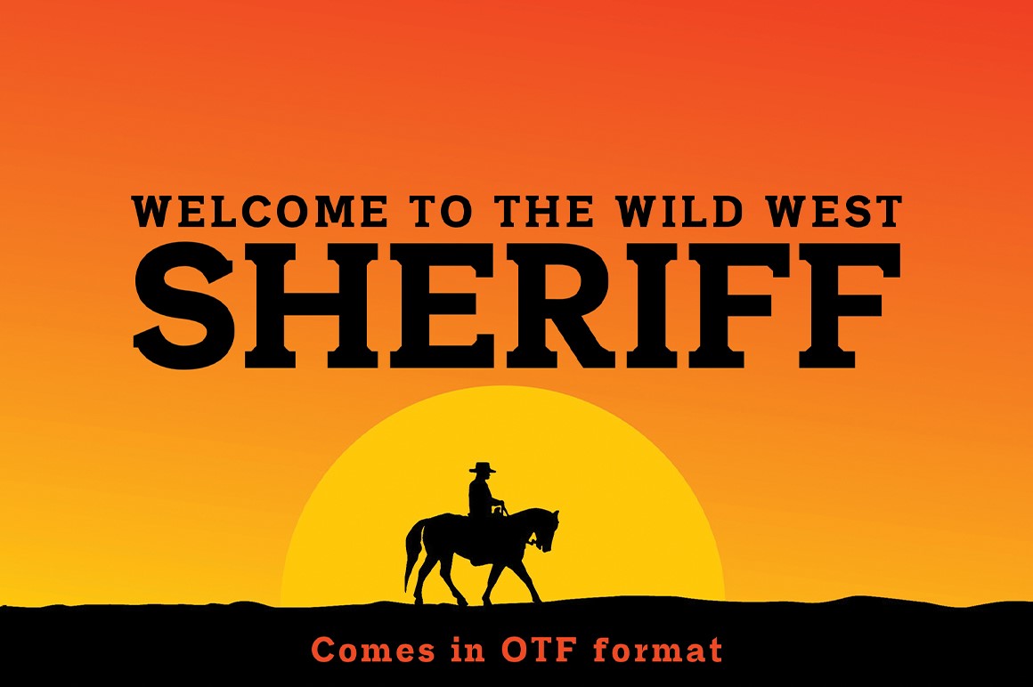 SHERIFF Typeface: A Font of the Wild West