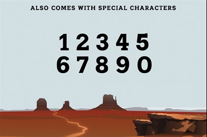 SHERIFF Typeface: A Font of the Wild West