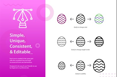 Easter Egg Icons