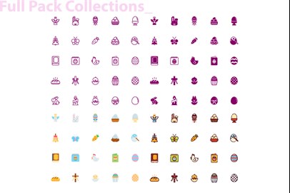 Easter Egg Icons