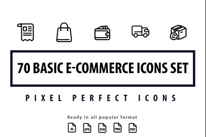 Basic E- Commerce Icons