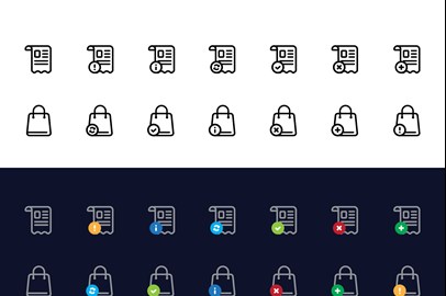 Basic E- Commerce Icons