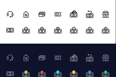 Basic E- Commerce Icons